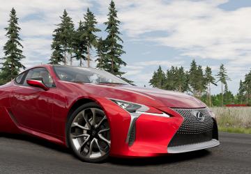 Lexus LC (2017-2025)версия 1.0 для BeamNG.drive (v0.38.x)