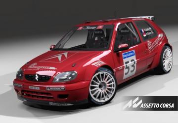 LF S1600 Citroen Saxo S1600версия 1.0 LF/ Koldo83 & R-GT Mods для Assetto Corsa