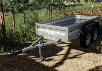 Lizard Car Trailer Tandemверсия 1.1.0.0 для Farming Simulator 2019 (v1.7x)