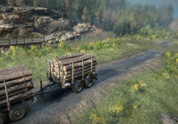 Logging Truck Trailerверсия 1.0.0 для SnowRunner (v16.0)