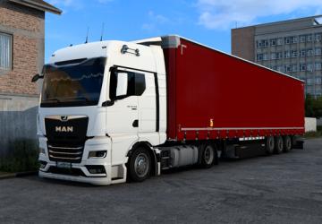 Low deck chassis for Man TGX 2020 by Sogard3v1.1 для Euro Truck Simulator 2 (v1.53.x)