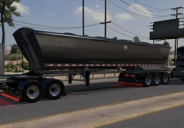 Mac Simizer Dumper Trailerверсия 2.4 для American Truck Simulator (v1.41.x, 1.42.x)