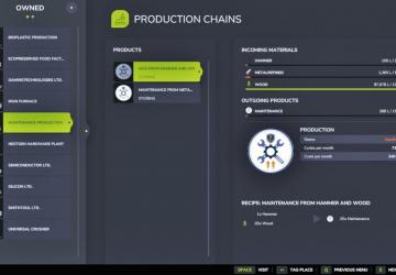 Maintenance Productionверсия 1.1.0.0 для Farming Simulator 2025