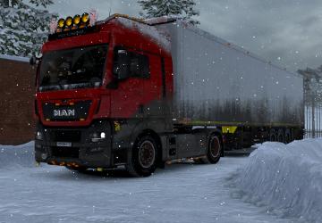 MAN WINTERверсия 1.0 для Euro Truck Simulator 2 (v1.53)