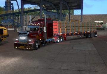 Manac Darkwing Flatbedверсия 1.2 для American Truck Simulator (v1.40.x, 1.41.x)