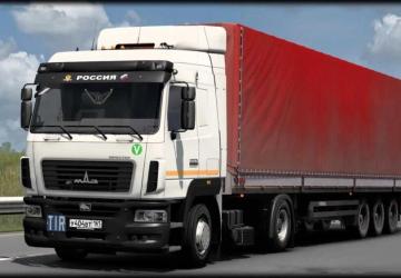 MAZ 5440E9 Prostorверсия 7.0 для Euro Truck Simulator 2 (v1.57.x)