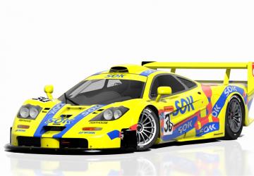 McLaren F1 GTR Longtail JGTC500 2000версия 2.1 для Assetto Corsa