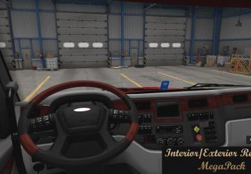 МЕГАПак улучшений интерьеров\экстерьеровv2.0 для American Truck Simulator (v1.40.x)