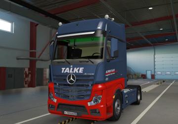 Mercedes Actros MPIV Generationверсия 1.0 для Euro Truck Simulator 2 (v1.38.x)