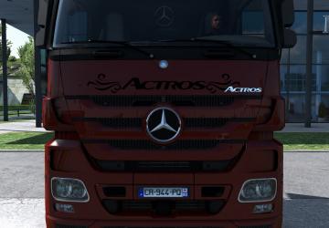 Mercedes-Benz Actros MP3 Reworkedверсия 4.6 для Euro Truck Simulator 2 (v1.53)