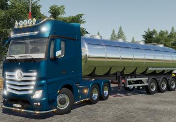 Mercedes-Benz Actros MP4версия 1.0.0.0 для Farming Simulator 2019 (v1.7x)