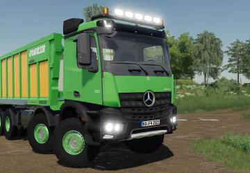 Mercedes-Benz Arocs Agrar 8x8 Joskin Editionv1.0.0.0 для Farming Simulator 2019 (v1.7.x)