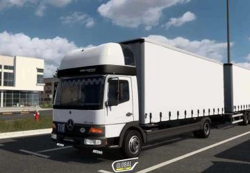 Mercedes-Benz Atego MP4версия 1.1 для Euro Truck Simulator 2 (v1.53.x)