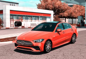 Mercedes-Benz C300 4Matic (W206)версия 1.1 для Euro Truck Simulator 2 (v1.57.x)