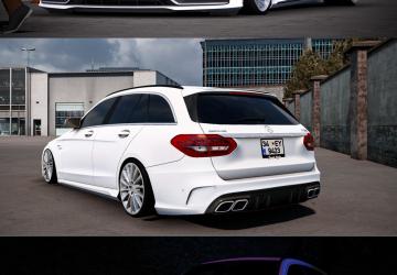 Mercedes Benz C63sверсия 2.4 для American Truck Simulator (v1.57.x)
