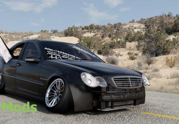 Mercedes-Benz C-Class (W203)версия 1.0 для BeamNG.drive (v0.37.x)
