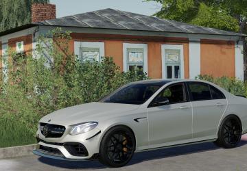 Mercedes-Benz E63S AMG 2018версия 1.0.0.0 для Farming Simulator 2019 (v1.7x)