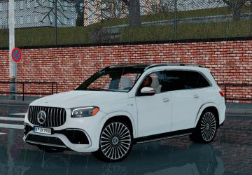 Mercedes-Benz GLS 63 2023версия 1.3 для Euro Truck Simulator 2 (v1.57.x)