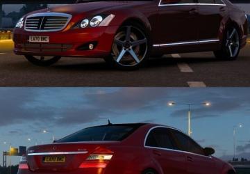 Mercedes Benz s350 4matic 2009версия 6.1 для American Truck Simulator (v1.40.x, 1.41.x)