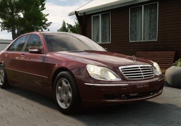 Mercedes-Benz S-Class (W220) (1998–2005)v1.0 для BeamNG.drive (v0.38.x)