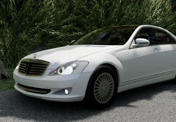 Mercedes-Benz S-Class (W221)версия 1.0 для BeamNG.drive (v0.37.x)