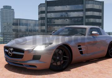 Mercedes-Benz SLS AMGверсия 1.1 для BeamNG.drive (v0.31.x)