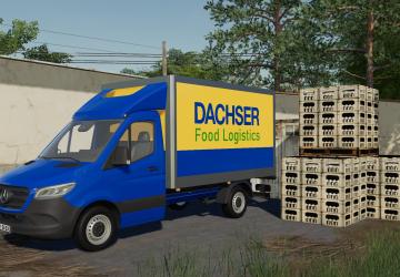 Mercedes-Benz Sprinter MK3 Kofferверсия 0.5 для Farming Simulator 2019 (v1.7x)