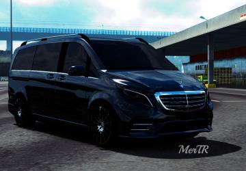 Mercedes-Benz Vito V-Class 2018версия 4.8 для Euro Truck Simulator 2 (v1.57.x)