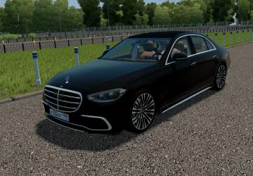 Mercedes-Benz W223 S450 4MATIC (Без экстр)v03.05.2022 для City Car Driving (v1.5.9.2)