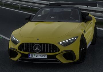 Mercedes SL63 AMG 2023версия 2.0 для American Truck Simulator (v1.57.x)