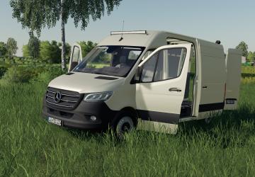 Mercedes Sprinter MK5версия 1.0.0.0 для Farming Simulator 2019 (v1.7.1.0)