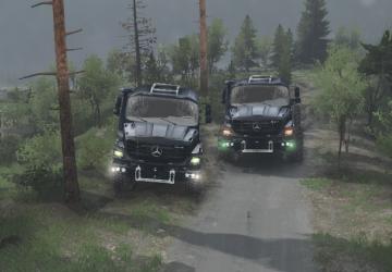 Mersedes-Benz Zetros + Iveco Stratorверсия 2.7.9 для SpinTires (v03.03.16)