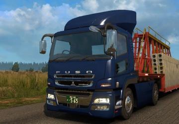 Mitsubishi FusoSuper Great Vверсия 1.53 для Euro Truck Simulator 2 (v1.53.x)
