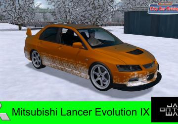 Mitsubishi Lancer Evolution IX MR для City Car Drivingv22.05.2022 для City Car Driving (v1.5.9.2)