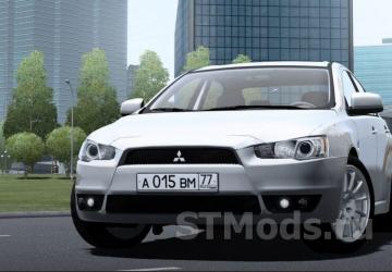 Mitsubishi Lancer Xверсия 22.02.2022 для City Car Driving (v1.5.9.2)