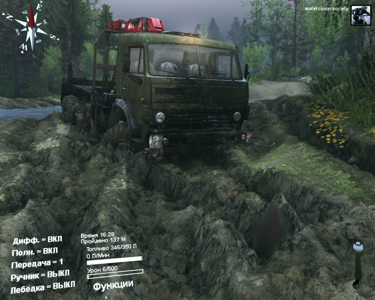 Spin Tires 2014 "Мод "KamAZ 43101" (обновление)