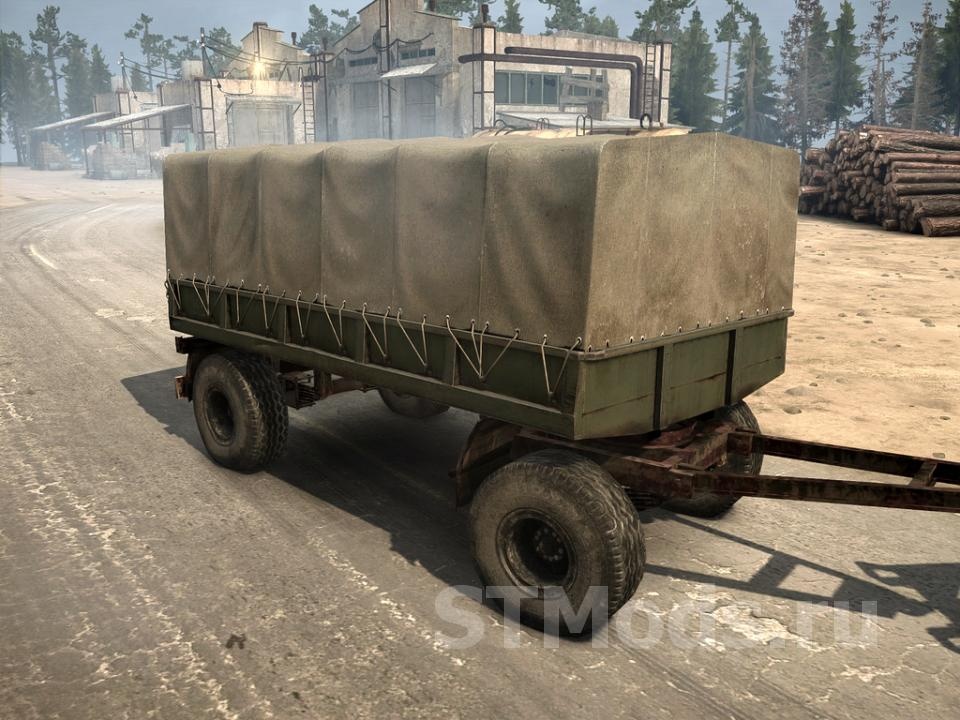 Прицеп «Military-Style»версия 07.12.17 для Spintires: MudRunner (v30.11.17)