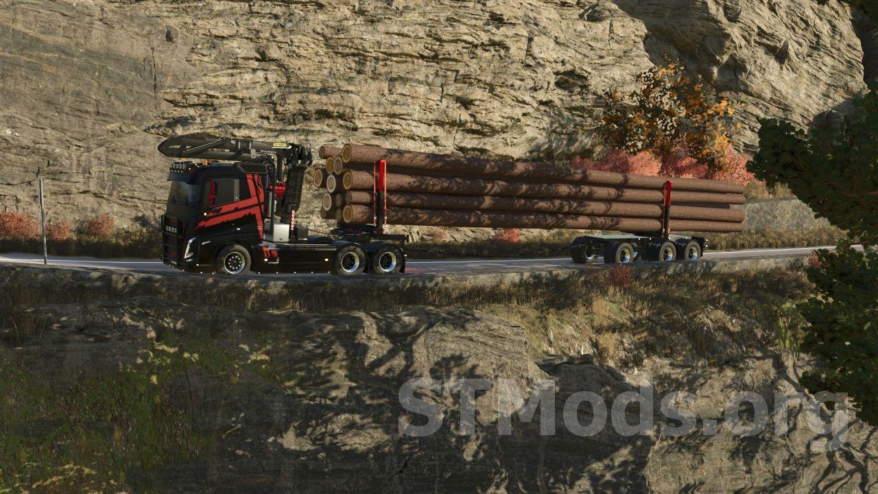 Truck Wood Trailers Packверсия 1.2.0.0 для Farming Simulator 2025