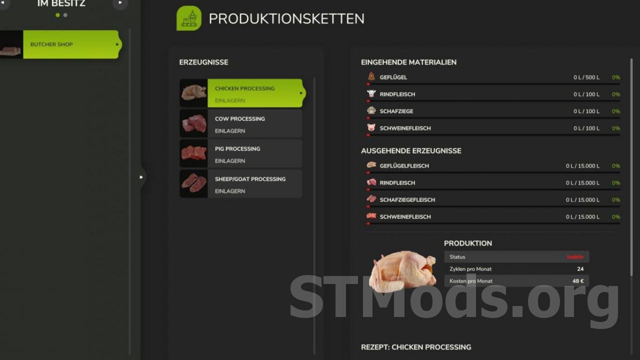 Butcher in half-timbered styleверсия 1.0.0.2 для Farming Simulator 2025