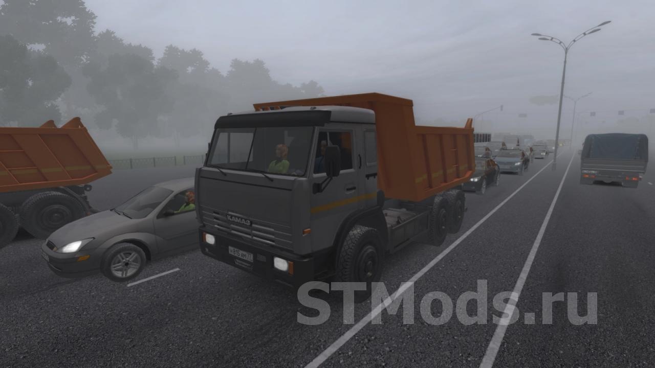 КамАЗ для трафикаверсия 16.04.2021 для City Car Driving (v1.5.9.2)