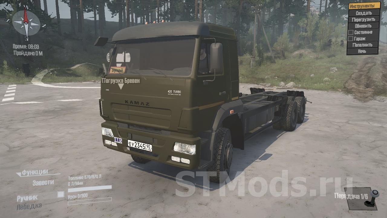КамАЗ-65117версия 1.0 для Spintires: MudRunner (v07.11.17)