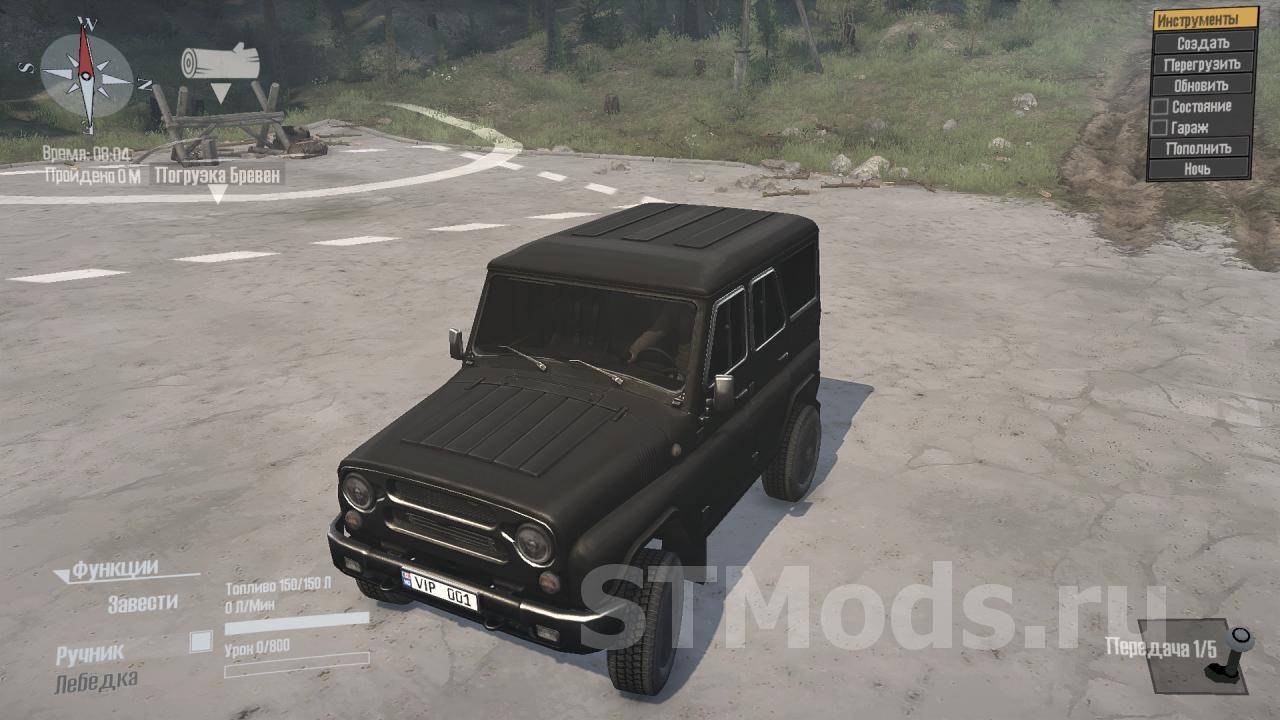 УАЗ-315195 Turbo V8версия 1.0 для Spintires: MudRunner (v07.11.17)