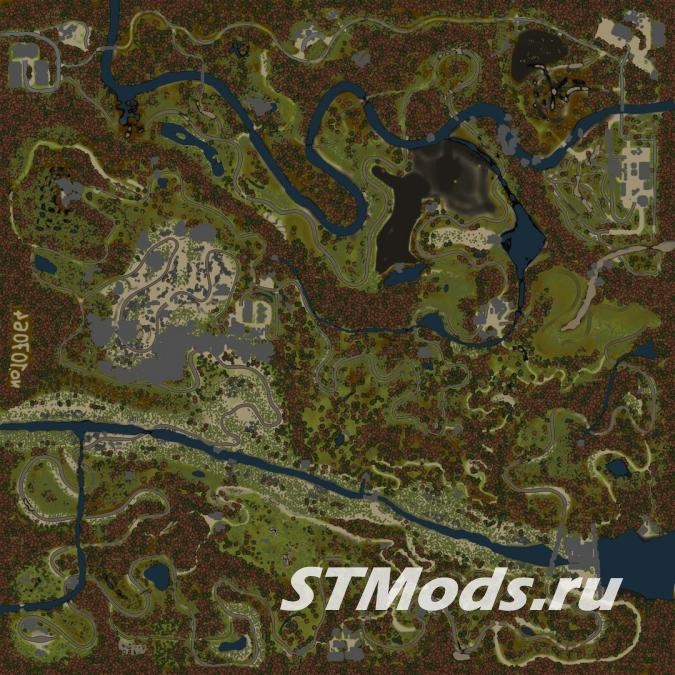 Карта Canyonверсия 0.95 для SpinTires (v25.12.15)