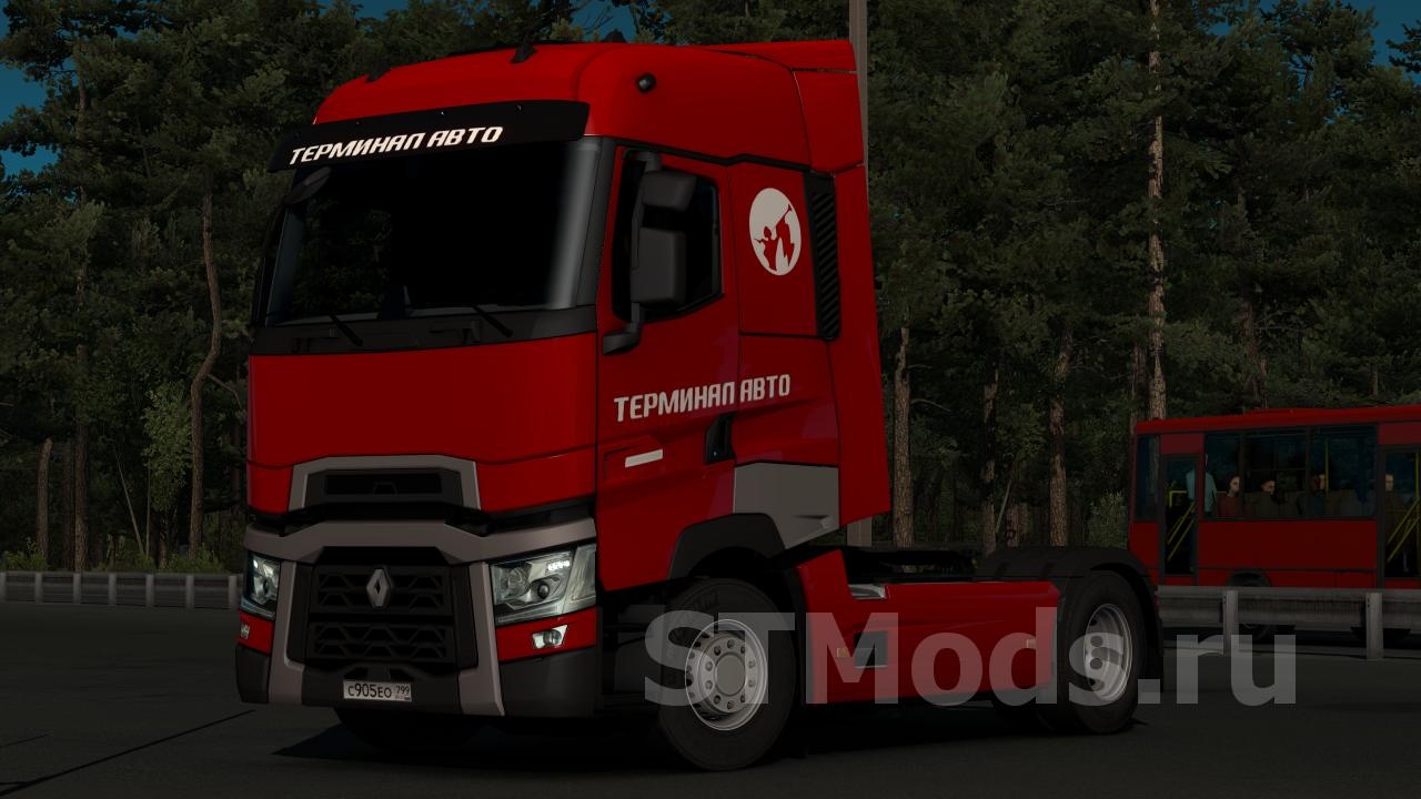 Терминал Авто для Renault Range Tверсия 0.1 для Euro Truck Simulator 2 (v1.35.x)