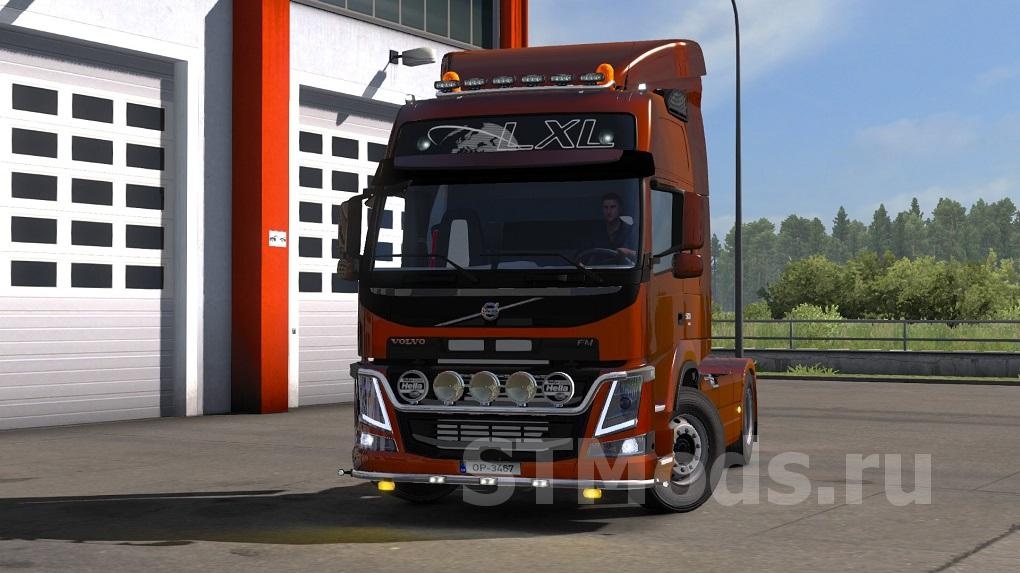 Volvo FM fixверсия 1.8 для Euro Truck Simulator 2 (v1.35.x, 1.36.x)