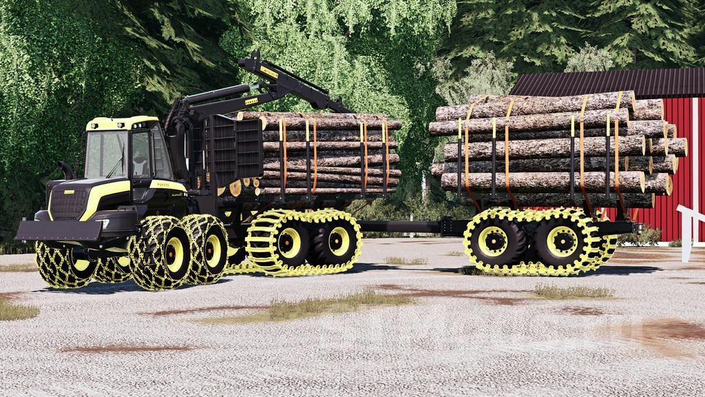 Ponsse Elephant King Trailerверсия 1.0.0.0 для Farming Simulator 2019 (v1.5.x)