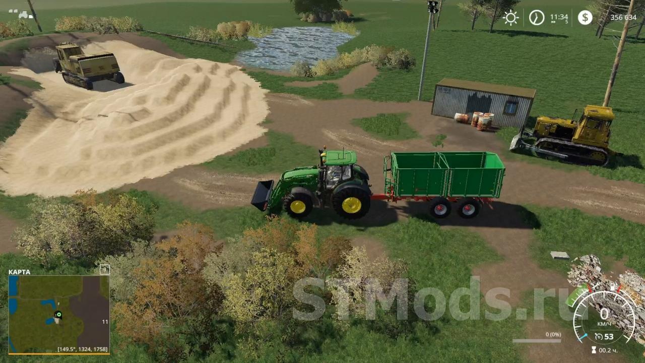 Обновленная карта «Деревня Бухалово»для Farming Simulator 2019 (v1.2)