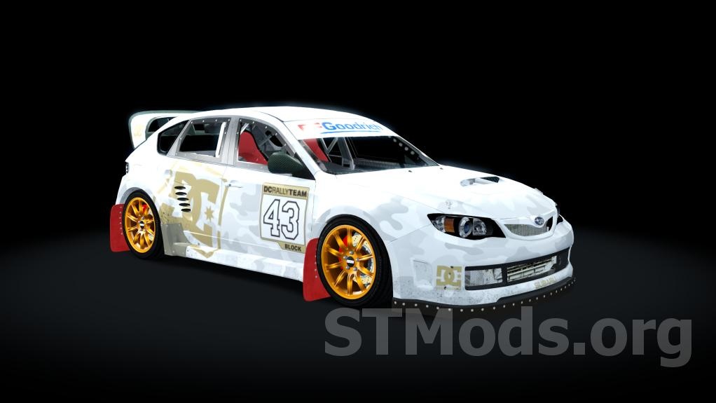 Subaru WRX 2008 Rallycrossверсия - для Assetto Corsa