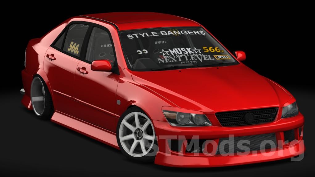 Lexus IS200 StyleBangers V2версия - для Assetto Corsa
