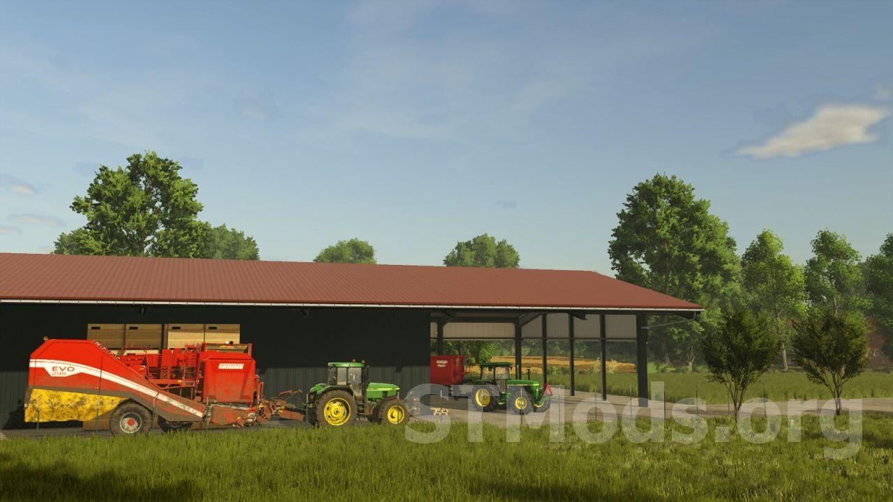 Crate Storage Shedверсия 1.1.0.0 для Farming Simulator 2025